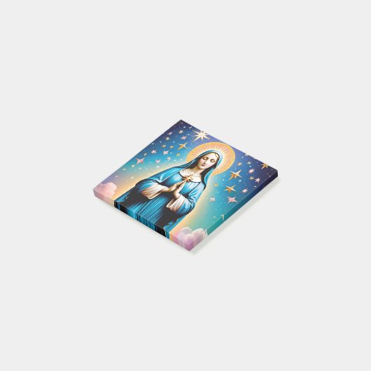 Jungfrau Mary Postit Notes Post-it Klebezettel (angewinkelt)