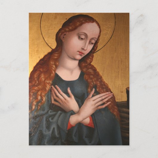 JUNGFRAU MARY POSTKARTE (Vorderseite)