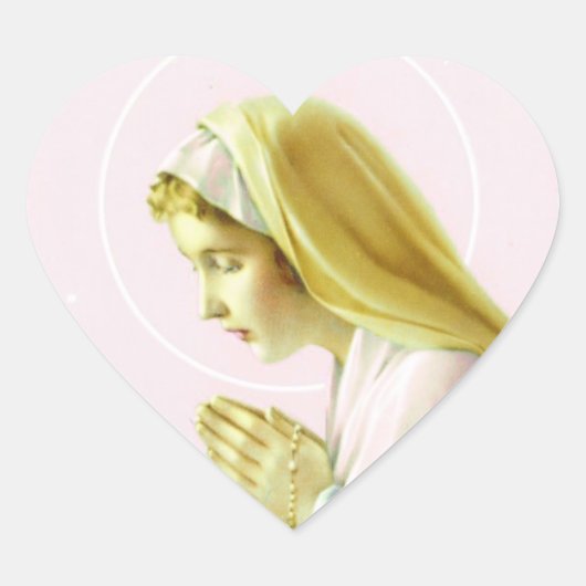 Jungfrau Mary Prayer Sticker (Vorderseite)