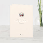 Jungfrau Mary Praying Religious Katholic Karte (Rückseite)