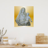 Jungfrau Mary Print Poster (Küche)