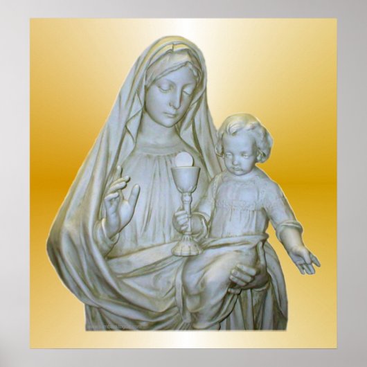 Jungfrau Mary Print Poster (Vorne)