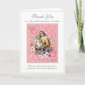 Jungfrau Mary Religious CCD Lehrerin Priest Nun Karte (Vorderseite)