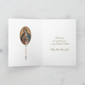 Jungfrau Mary Religious CCD Lehrerin Priest Nun Karte (Innenseite)