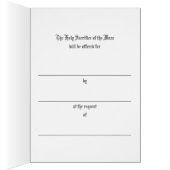 Jungfrau Mary Religious Katholic Mass Offering Car (Innen (Rechts))