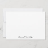 Jungfrau Mary Religious Katholic Prayer St. Teresa Karte (Rückseite)