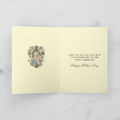 Jungfrau Mary Religious Mthers Day Katholic Karte (Innenseite)