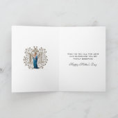 Jungfrau Mary Religious Mthers Day Katholic Karte (Innenseite)