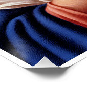 Jungfrau Mary Sacred Heart Poster (Ecke)