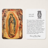 Jungfrau Mary Salve Reina Spanisches Gebet Heilige (Vorne & Hinten)
