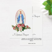 Jungfrau Mary Spiritual Bouquet Gebet Heilige Kart (Schreibtisch)