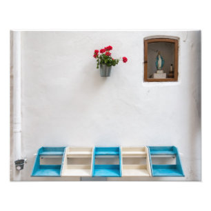 Jungfrau Mary Street Altar Schrein Foto drucken