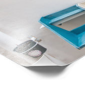 Jungfrau Mary Street Altar Schrein Foto drucken (Ecke)