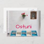 Jungfrau Mary Street altar Schrumpf Text Postkarte (Vorne/Hinten)