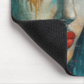 Jungfrau Mary Street Art Mousepad (Ecke)