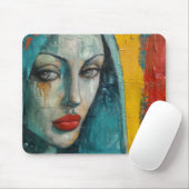 Jungfrau Mary Street Art Mousepad (Mit Mouse)