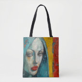 Jungfrau Mary Street Art Tasche (Vorderseite)