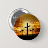 Jungfrau-Mary-Taube Calvery Jesuss Christus Button (Vorne & Hinten)