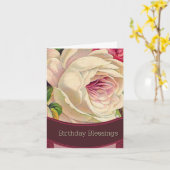 Jungfrau Mary tröstet Kind im Bett Angel Karte (Gelbe Blume)