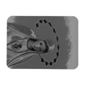 Jungfrau Mary, unakuläres Herz von Maria Magnet (Horizontal)