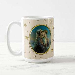 Jungfrau Mary und Baby Jesus zu Weihnachten Kaffeetasse