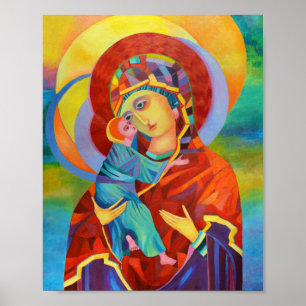 Jungfrau Mary und Child Our Lady Poster