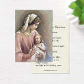 Jungfrau Mary und Jesus Weihnachts Gedicht (Schreibtisch)