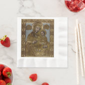 Jungfrau Mary und The Christ Child Serviette (Beispiel)