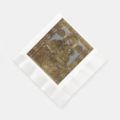 Jungfrau Mary und The Christ Child Serviette (Ecke)