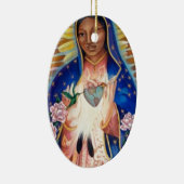 Jungfrau Mary - unsere Dame Of Guadalupe Keramik Ornament (Rechts)