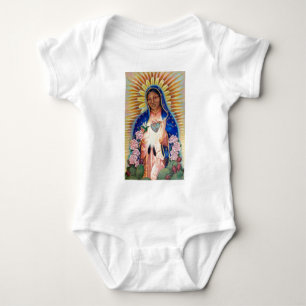 Jungfrau Mary - Unsere Dame von Guadalupe Baby Strampler