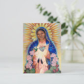 Jungfrau Mary - Unsere Dame von Guadalupe Postkarte (Stehend Vorderseite)