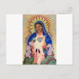 Jungfrau Mary - Unsere Dame von Guadalupe Postkarte