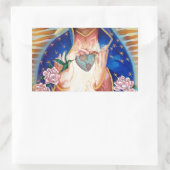 Jungfrau Mary - Unsere Dame von Guadalupe Rechteckiger Aufkleber (Tasche)
