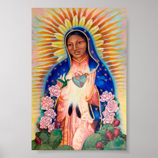 Jungfrau Mary - Unsere Lady von Guadalupe Poster P (Vorne)