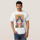 Jungfrau Mary - unsere Lady von Guadalupe T - Shir T-Shirt (Vorne ganz)