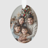 Jungfrau Mary Vibrant Colors Foto Weihnachtsbaum Ornament (Rückseite)