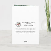 Jungfrau Mary Vintag Religious Pink Roses Drehbuch Karte (Rückseite)