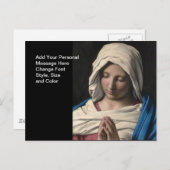 Jungfrau Mary / Virgen Maria Postkarte (Vorne/Hinten)