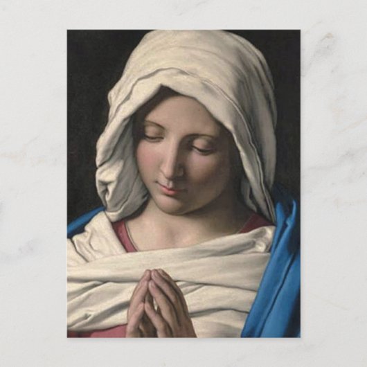 Jungfrau Mary / Virgen Maria Postkarte (Vorderseite)