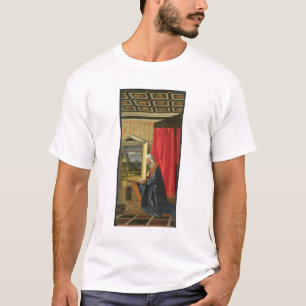 Jungfrau Mary, vom Ankündigung Diptych (Öl an T-Shirt