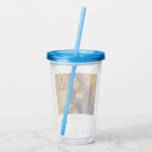 Jungfrau Mary von Jan van Eyck Acryltrinkbecher (Rückseite)