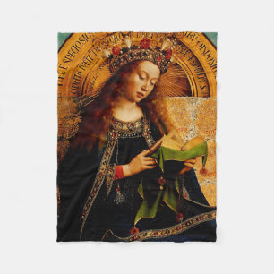 Jungfrau Mary von Jan van Eyck Fleecedecke