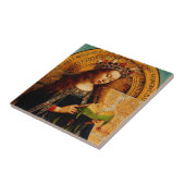 Jungfrau Mary von Jan van Eyck Fliese (Seite)
