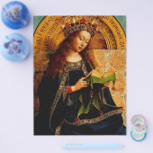 Jungfrau Mary von Jan van Eyck Flyer (Einzeln)