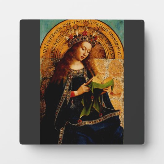 Jungfrau Mary von Jan van Eyck Fotoplatte (Vorderseite)