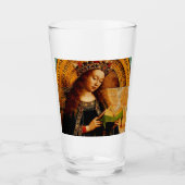 Jungfrau Mary von Jan van Eyck Glas (Vorderseite)
