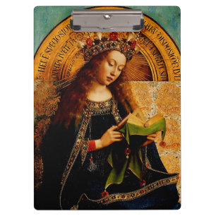 Jungfrau Mary von Jan van Eyck Klemmbrett