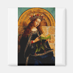 Jungfrau Mary von Jan van Eyck Magnet