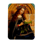 Jungfrau Mary von Jan van Eyck Magnet (Vertikal)